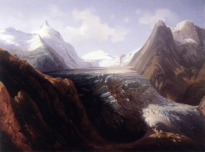 Thomas Ender The Grossglockner with the Pasterze Glacier china oil painting image